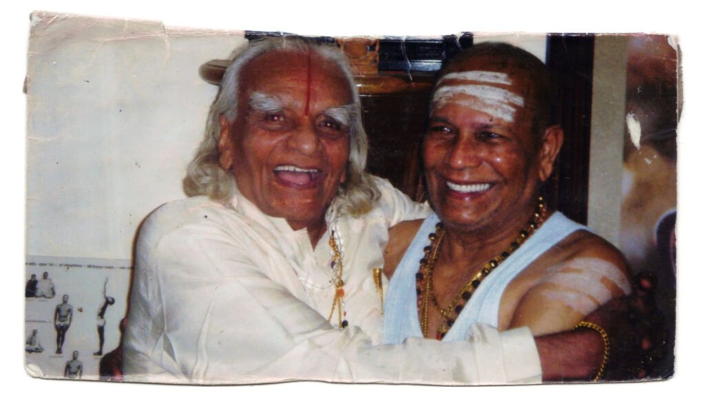 guruji bks iyengar and Pattabhi jois