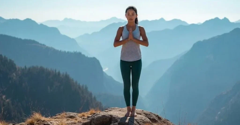 Yoga Poses For Teens to Improve Strength and Mental Focus 3 Tadasana (Mountain Pose)