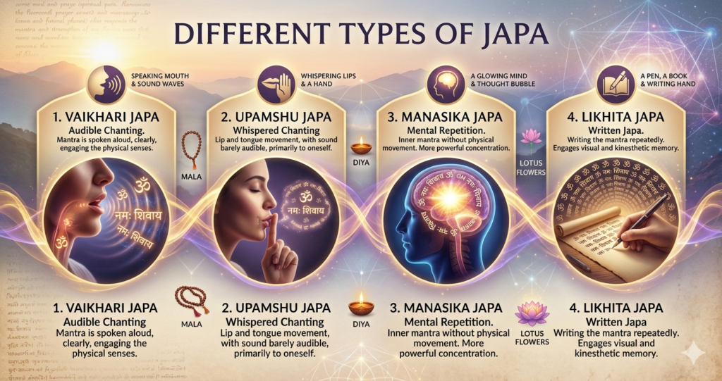 Different Types of Japa