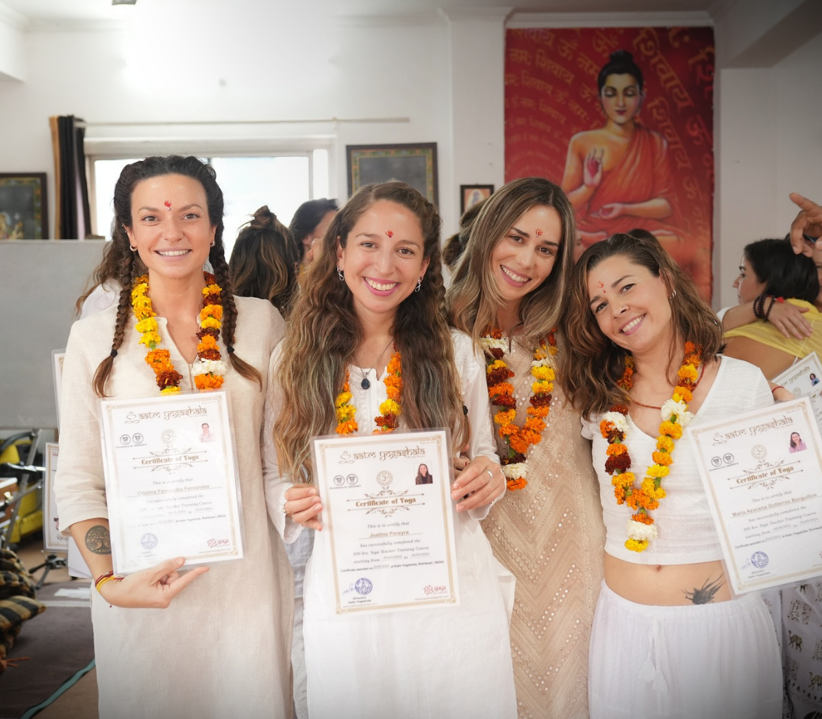 Yoga practice at Aatm Yogashala