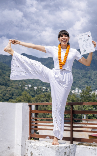 Yoga Certification Student