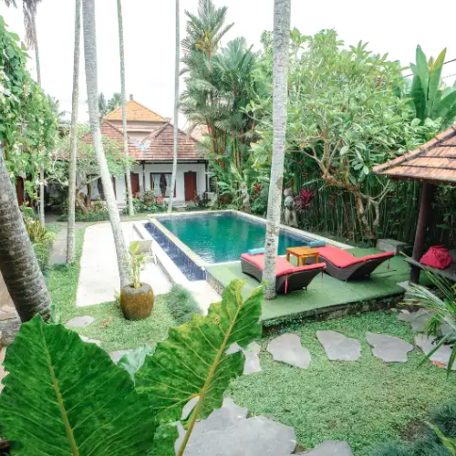 Yoga accommodation rooms in Bali teacher training retreat