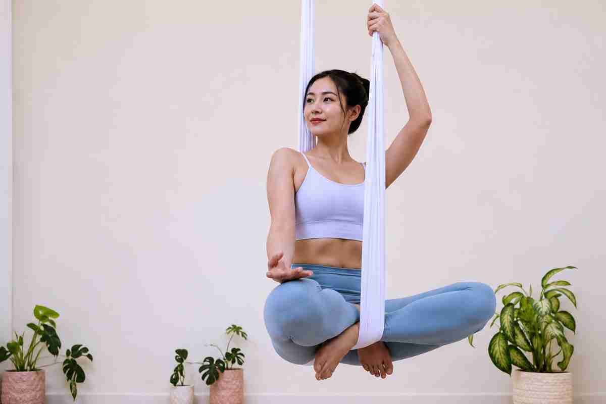 Aerial Yoga Teacher Training in Rishikesh India at Aatm Yogashala