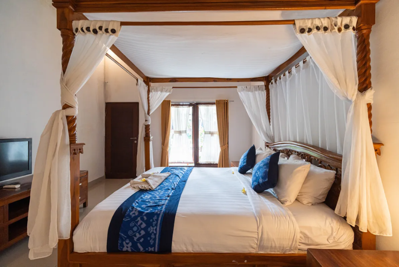 canopy double room at Aatm Yogashala Bali TTC