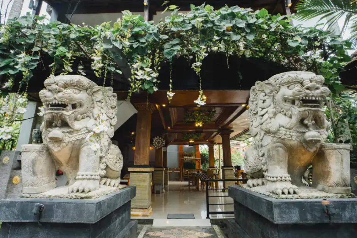 Aatm Yogashala Bali Yoga School Campus Entrance