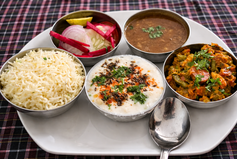 healthy sattvic diet meal yoga school Rishikesh organic vegetarian food